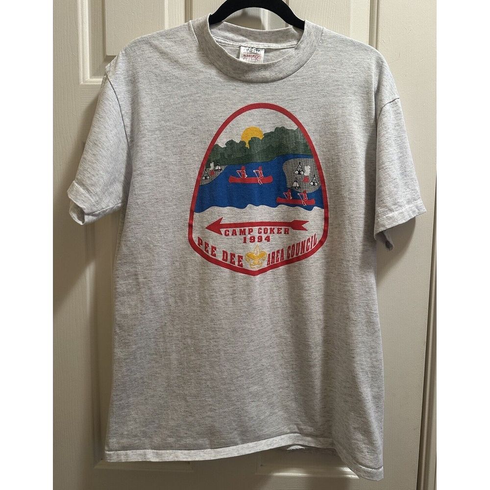 BSA Short Sleeve Pee‎ Dee Area Council 1994 Camp Coker Large T-shirt